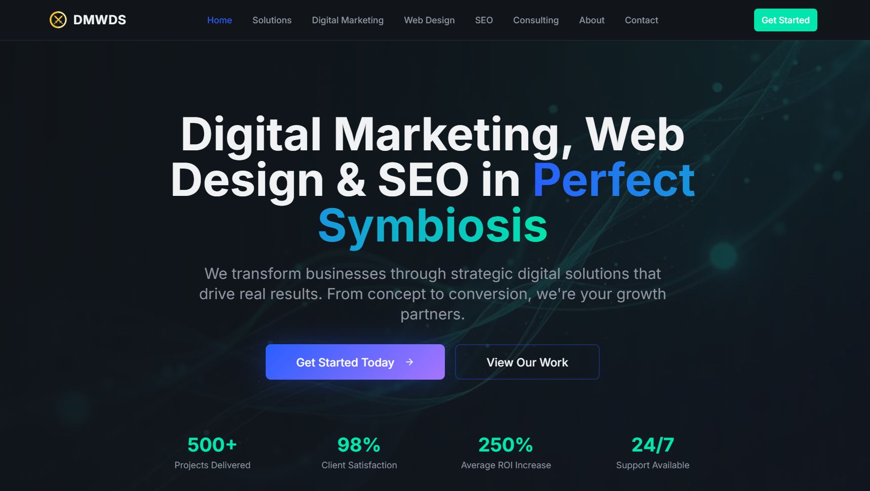 Digital Marketing & SEO website screenshot Digital Marketing & SEO website screenshot