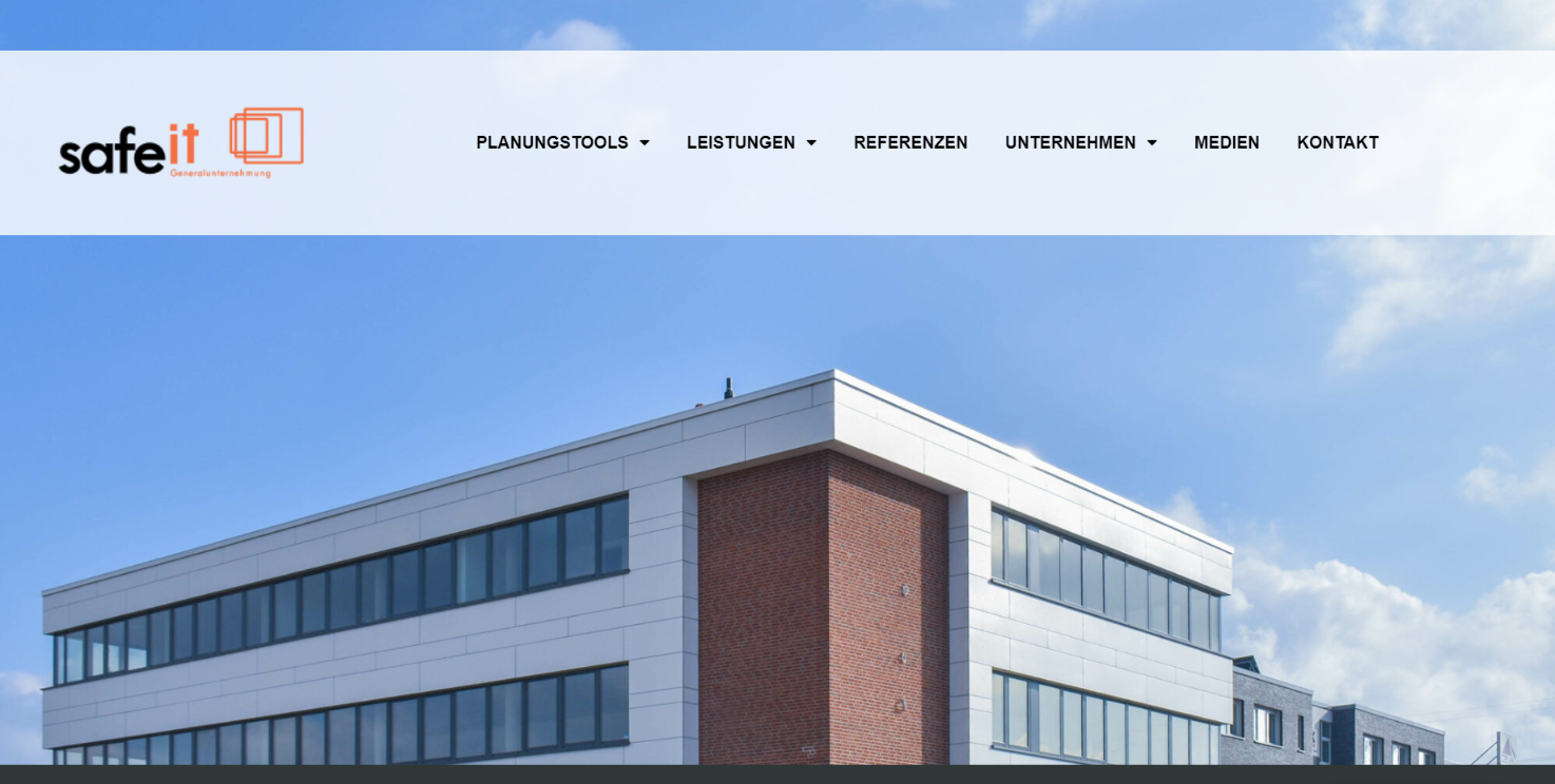 Safe IT GmbH website screenshot Safe IT GmbH website screenshot